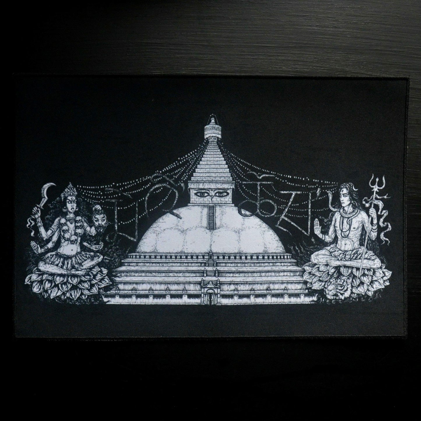 CULT OF FIRE – Moksha / Nirvana logo (backpatch)