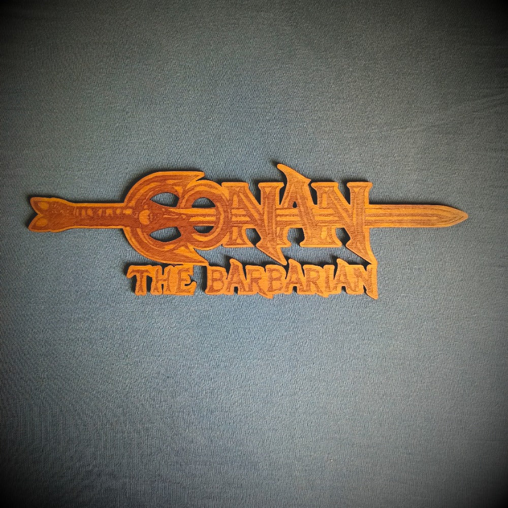 Conan the Barbarian Wooden Wall Decor (38 cm)