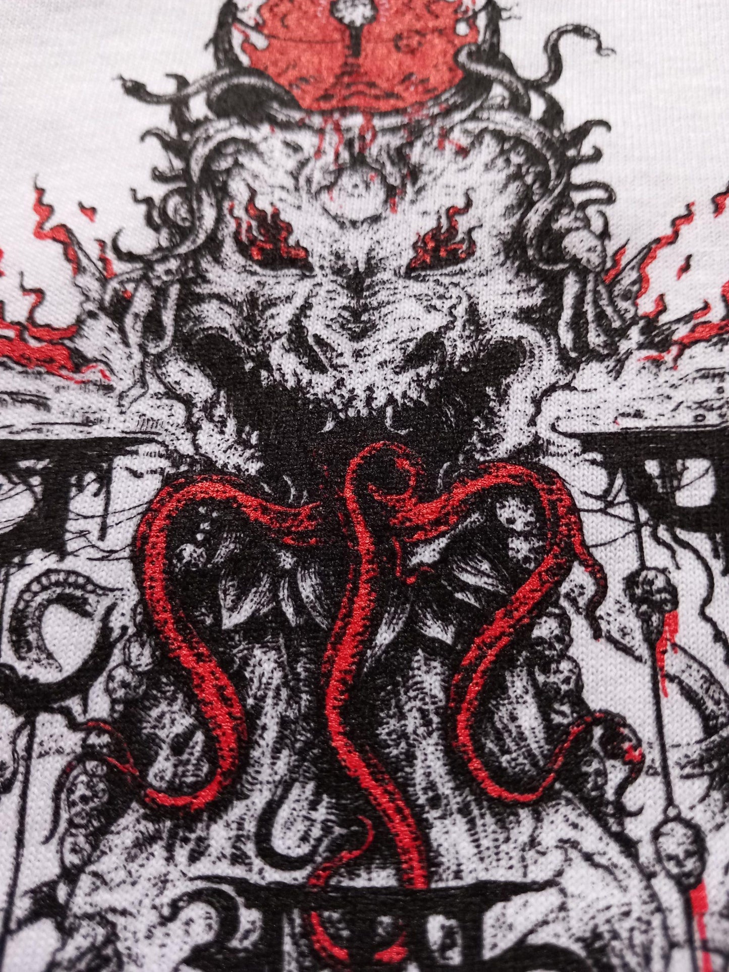 Cult of Fire – Gruesome Dance of Death (White Men’s T-Shirt)