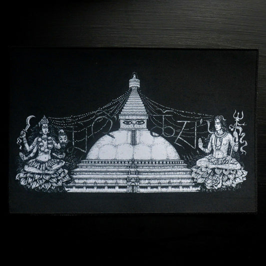CULT OF FIRE – Moksha / Nirvana logo (backpatch)