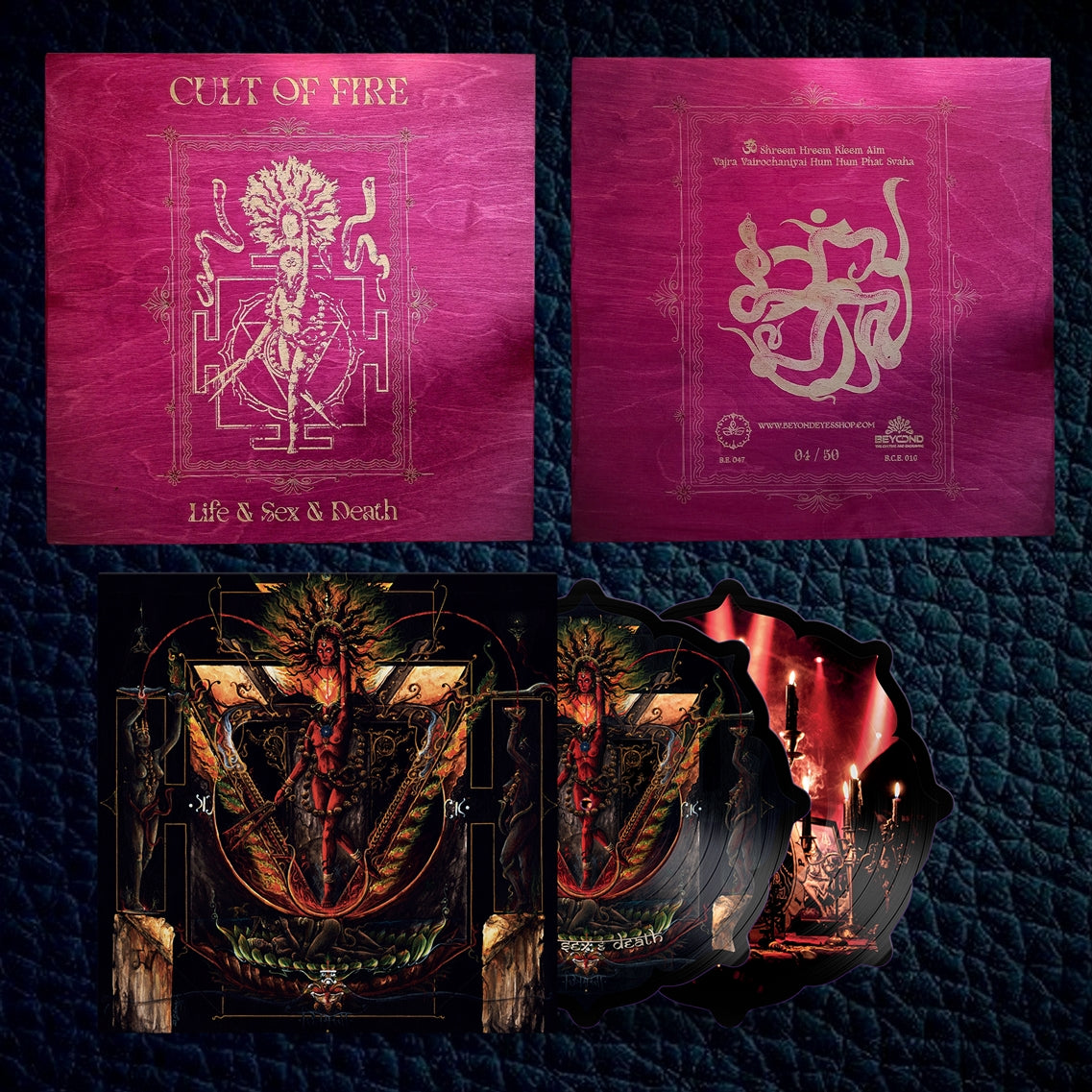 Cult of Fire – Life, Sex and Death (Limited 12" Picture Shape LP Wooden Box)