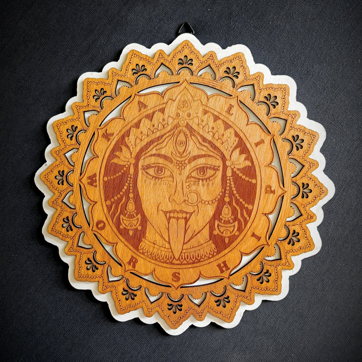 Goddess Kali Worship Mandala (25 cm)