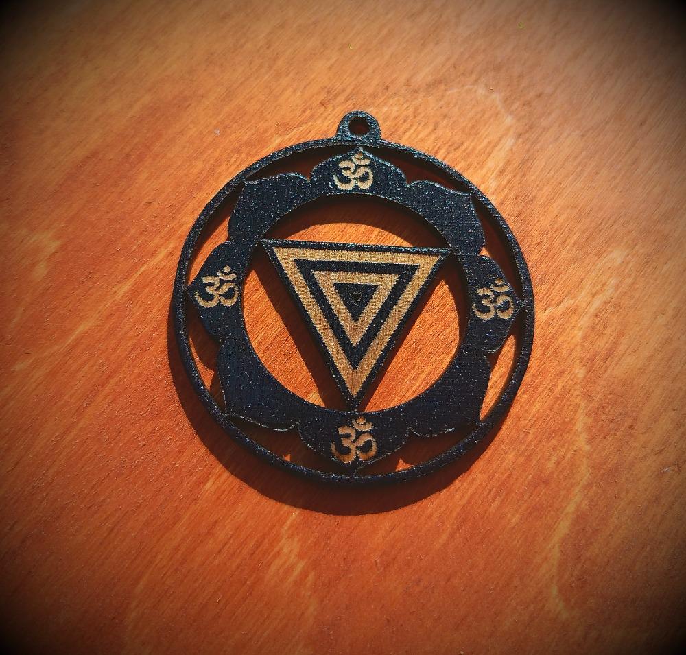 Kali Shakti Wooden Pendant (5 cm)