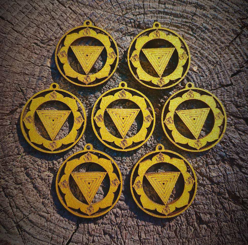 Kali Shakti Wooden Pendant (5 cm)