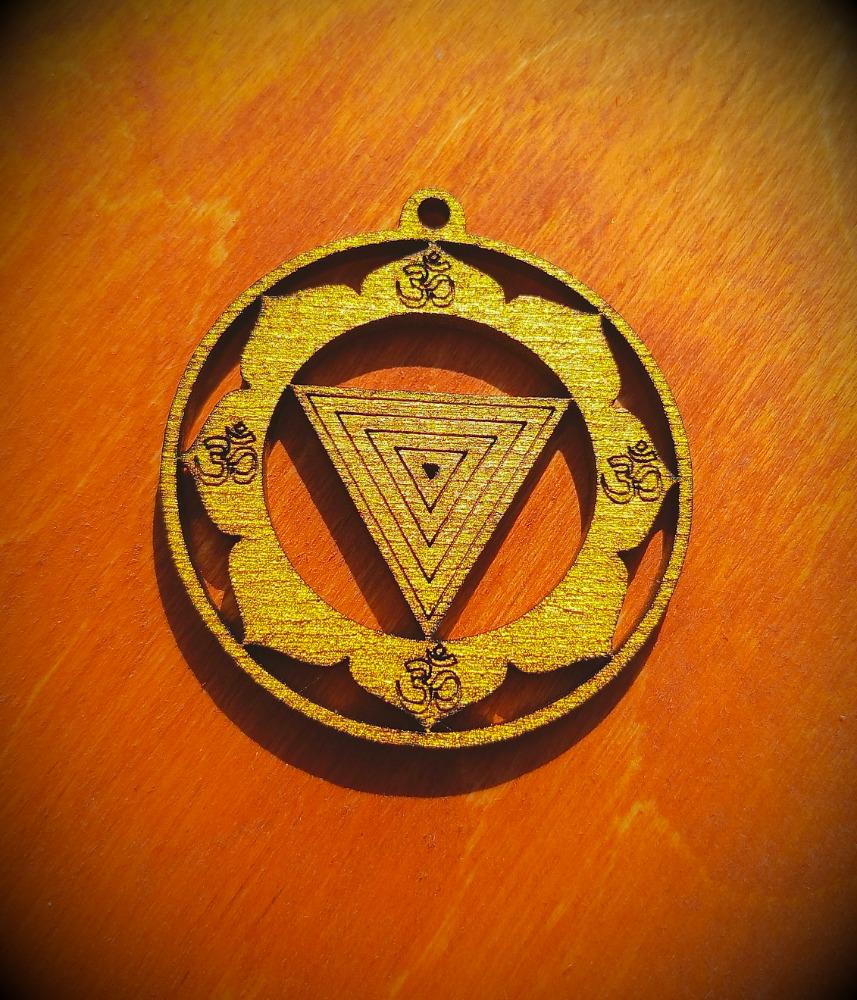 Kali Shakti Wooden Pendant (5 cm)