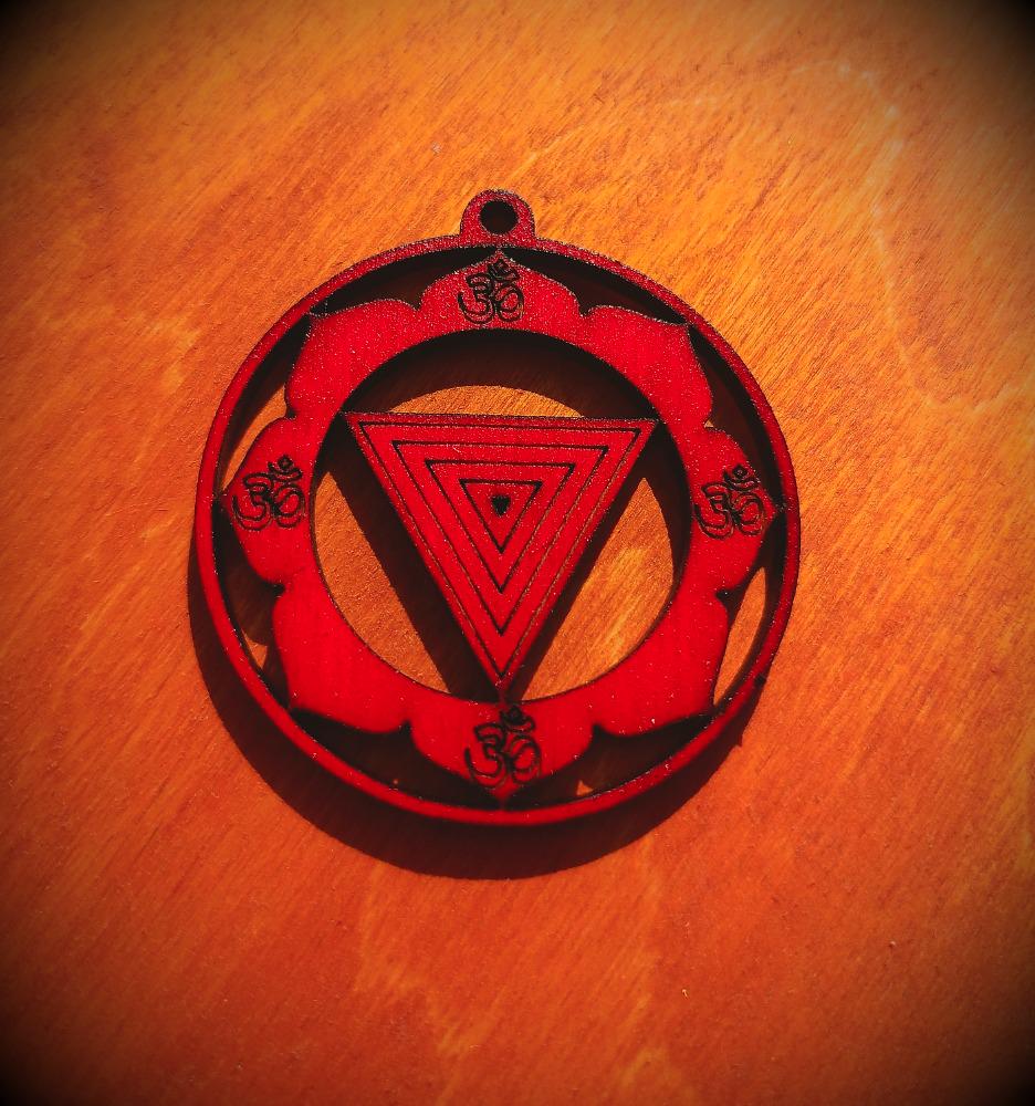 Kali Shakti Wooden Pendant (5 cm)
