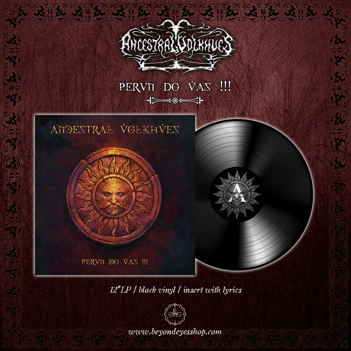 ANCESTRAL VOLKHVES - Perun do Vas !!! (Limited 12" LP, Black Vinyl)