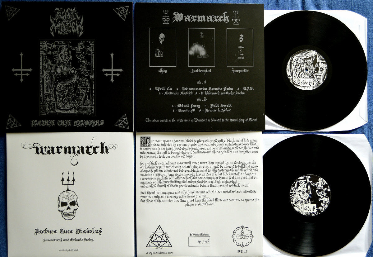 Warmarch – Pactum Cum Diabolus (Limited 12" LP, Black Vinyl)